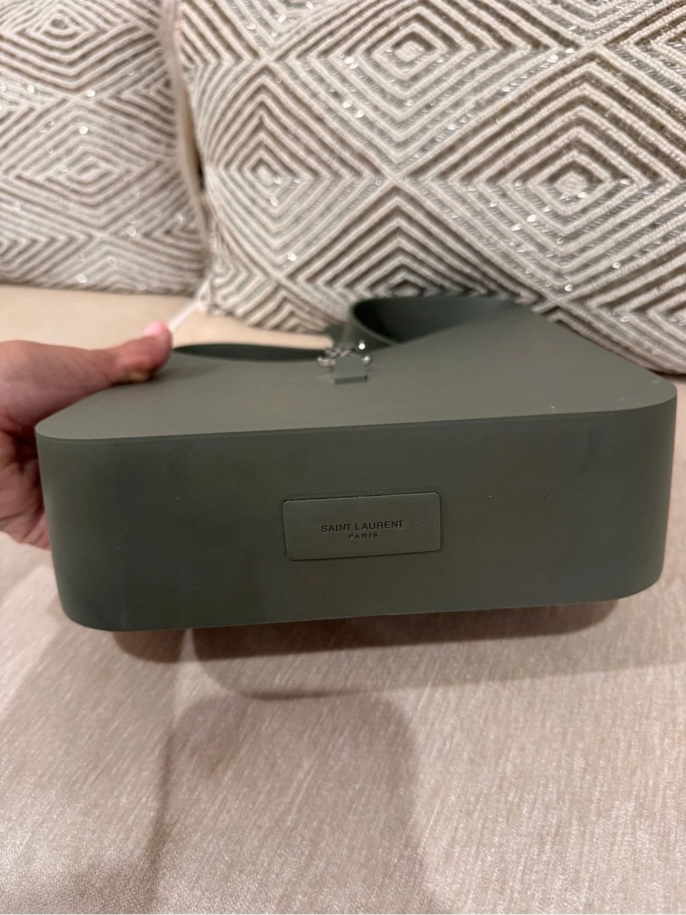 YSL Rubber shoulder bag